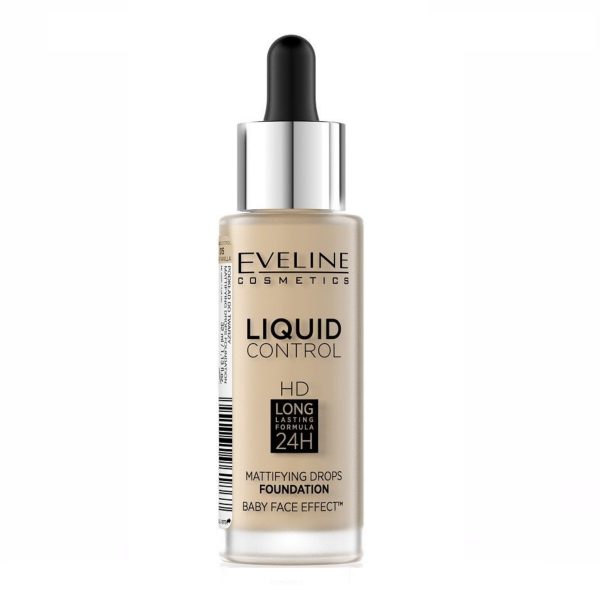 کرم پودر ماتکننده و ماندگار ایولاین مدل Liquid Control HD – حجم ۳۲ میلیلیتر