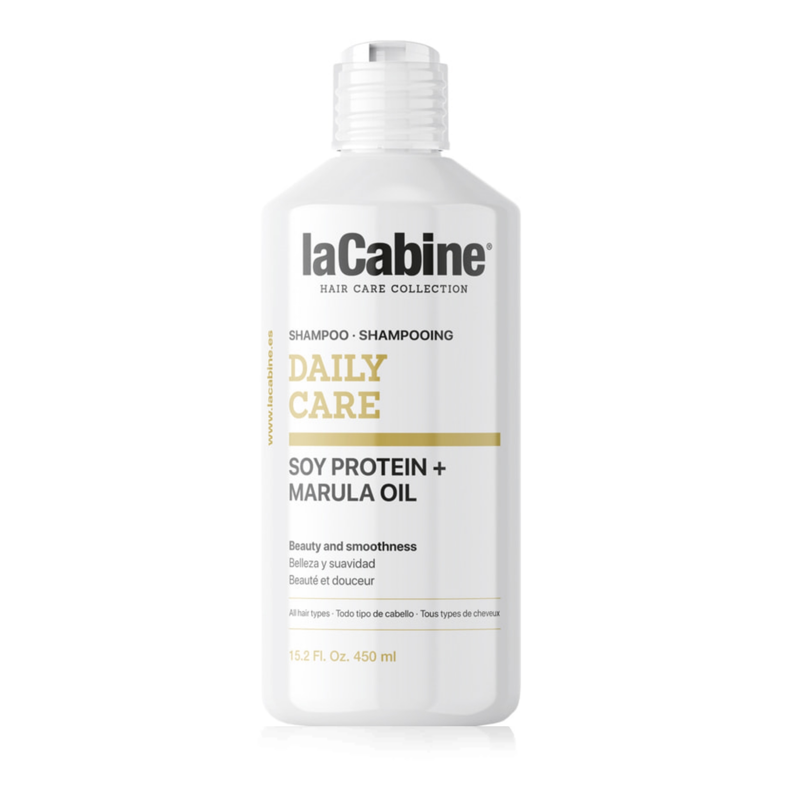 شامپوی مراقبت روزانه لا کابین مدل Daily Care با پروتئین سویا و روغن مارولا – حجم ۴۵۰ میلیلیتر