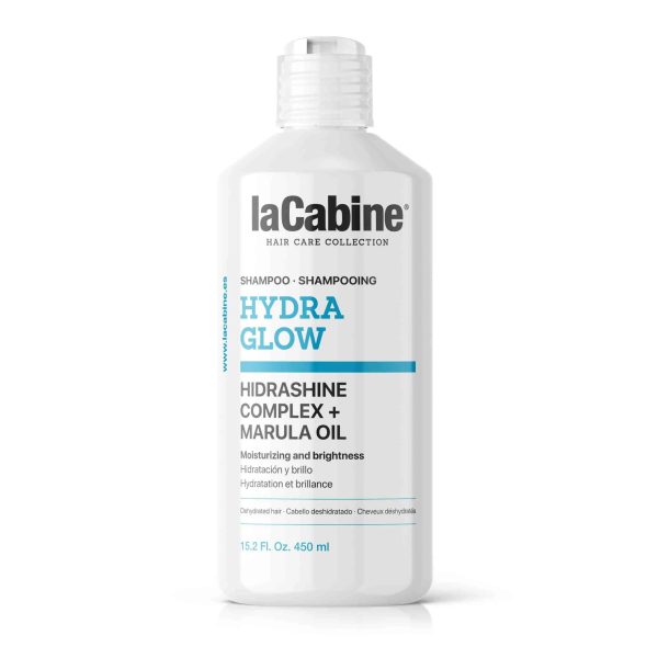 شامپوی آبرسان و درخشانکننده لا کابین مدل Hydra Glow با کمپلکس HydraShine و روغن مارولا – حجم ۴۵۰ میلیلیتر