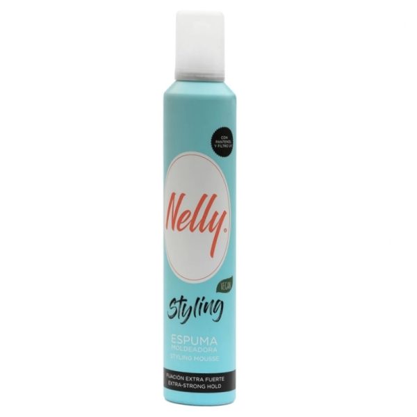 Nelly Extra Strong Hold Styling Mousse؛ موس حالتدهنده بسیار قوی نلی ۳۰۰ میل