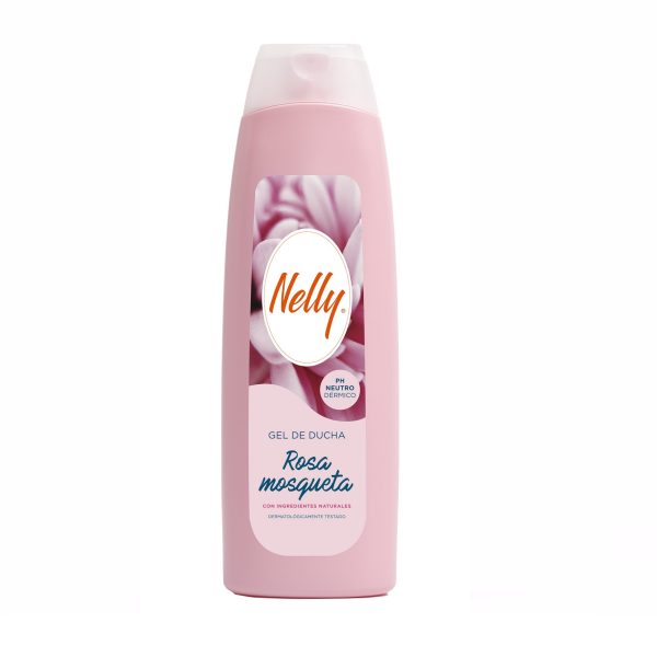 ژل مغذی و آبرسان بدن نلی با عصاره رز موشِتا (Nelly Rosa Mosqueta Nourishing Shower Gel) – حجم ۷۵۰ میلیلیتر