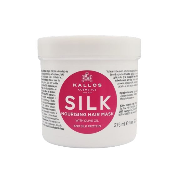 Kallos Silk Hair Mask | ماسک مو حاوی روغن زیتون و پروتئین ابریشم ۲۷۵ میل