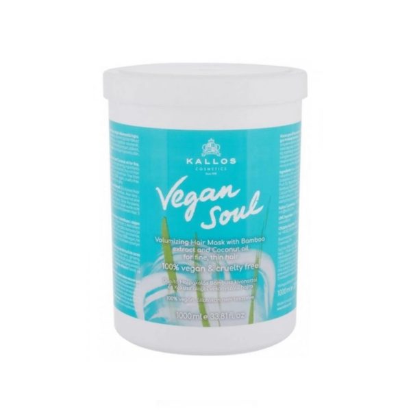 ماسک موی حجمدهنده وگان سول کالوس (Kallos Vegan Soul Volumizing Hair Mask) – حجم ۱۰۰۰ میلیلیتر