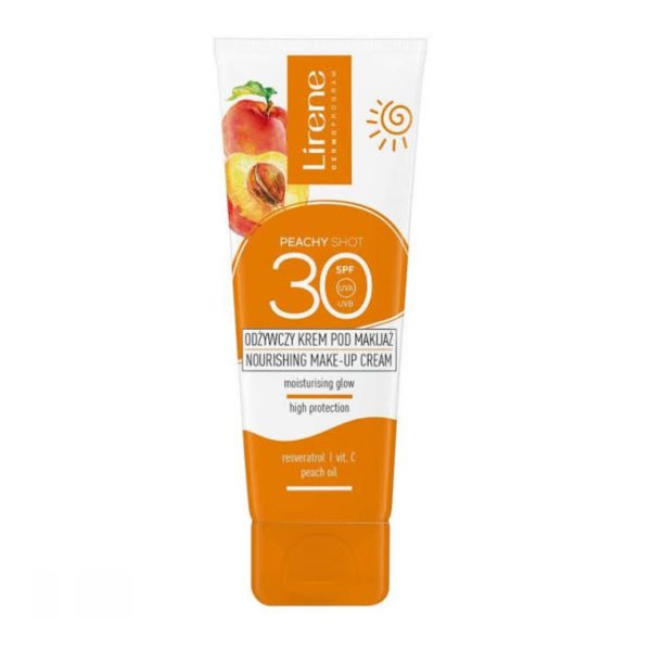 کرم مغذی و آرایشی لیرن Peachy Shot با SPF ۳۰ – حجم ۵۰ میلی‌لیتر
