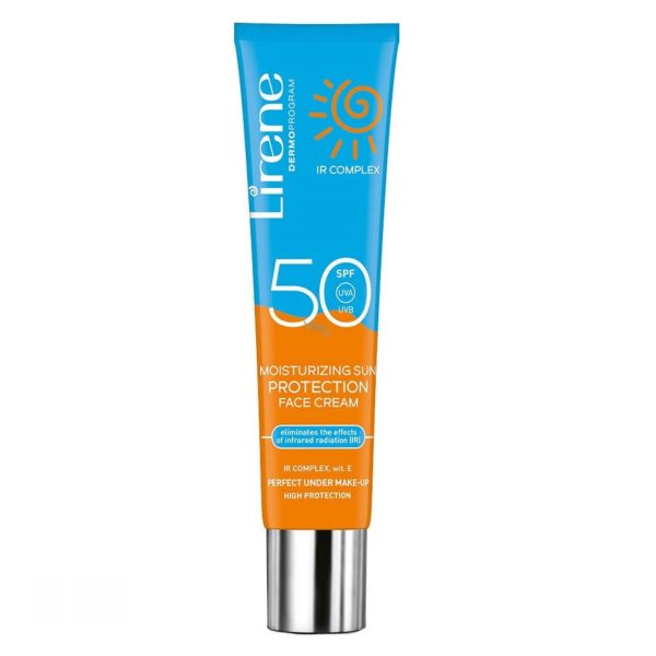 کرم محافظ و آبرسان صورت لیرن با SPF ۵۰ و کمپلکس IR – حجم ۴۰ میلیلیتر