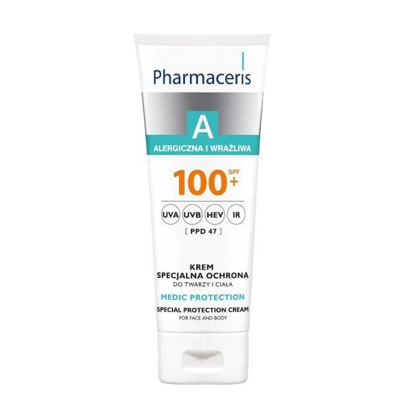 کرم ضد آفتاب و درمانی Medic Protection فارماسریز با SPF ۱۰۰+ – حجم ۷۵ میلیلیتر