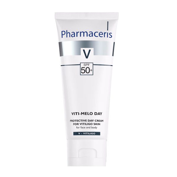 کرم محافظ و درمانی روزانه Viti-melo day فارماسریز V با SPF ۵۰ – حجم ۷۵ میلیلیتر